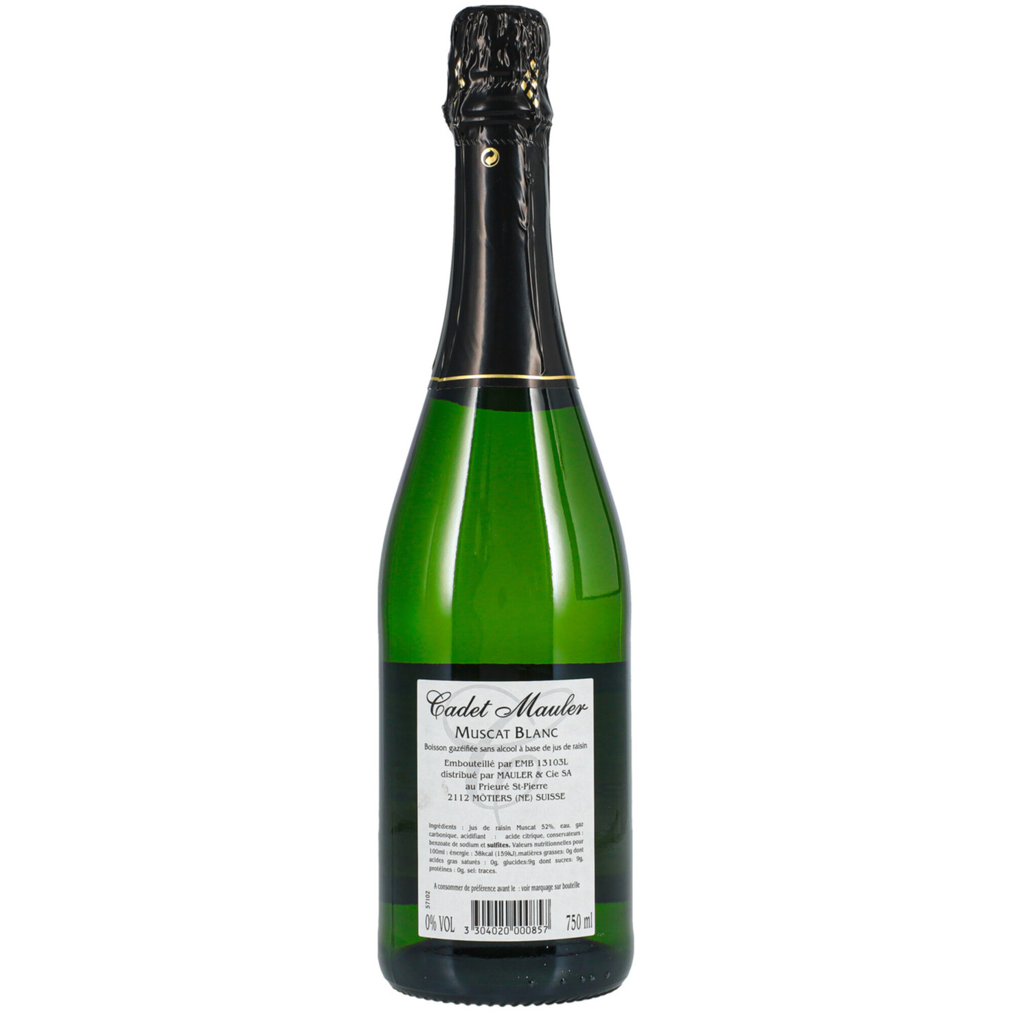 Muscat Blanc Cadet Mauler, alkoholfrei -75cl