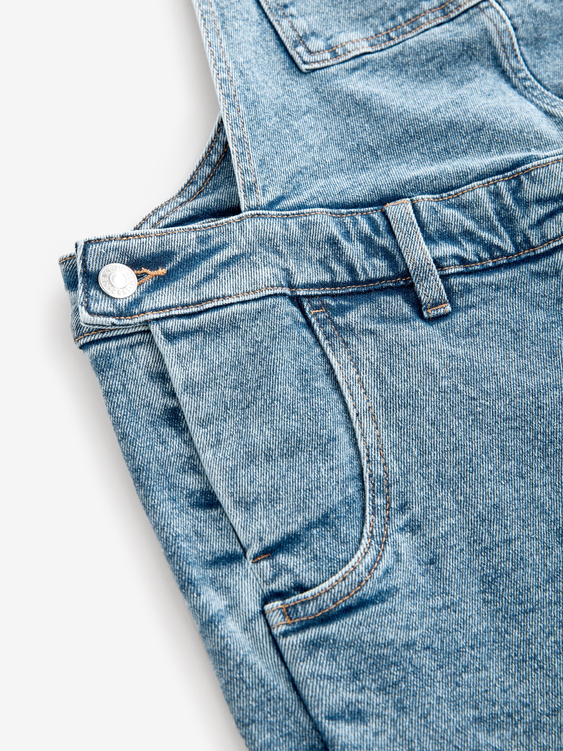 Donkerblauw - Maternity Denim Dungaree