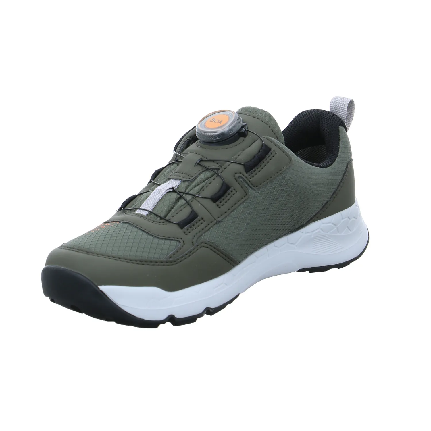 SUPERFIT Jugend-Halbschuh Olive Textil  Sneaker