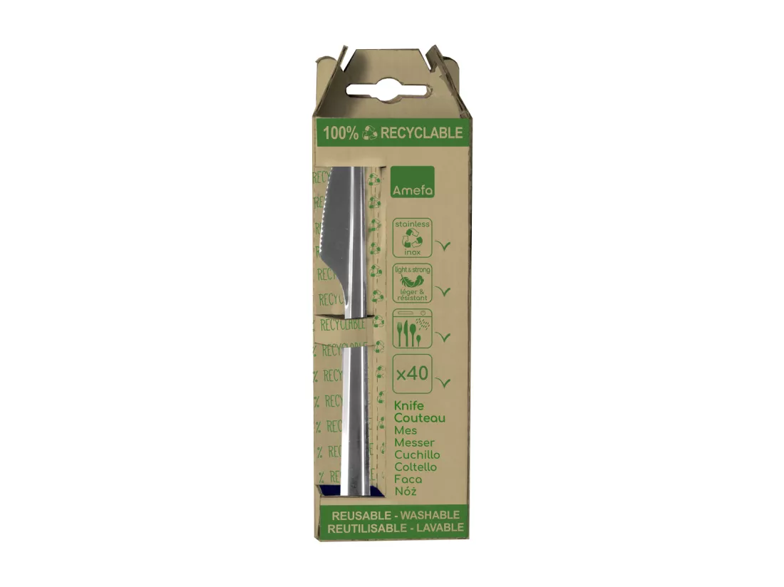 Leaves - Boîte 40 couteaux recyclables
