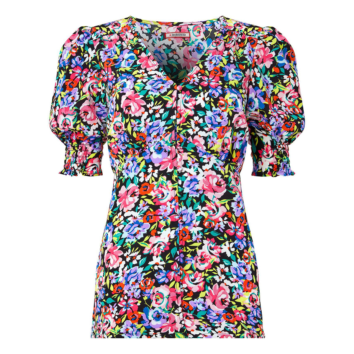 Blusa JOE BROWNS com decote em V e estampa floral
