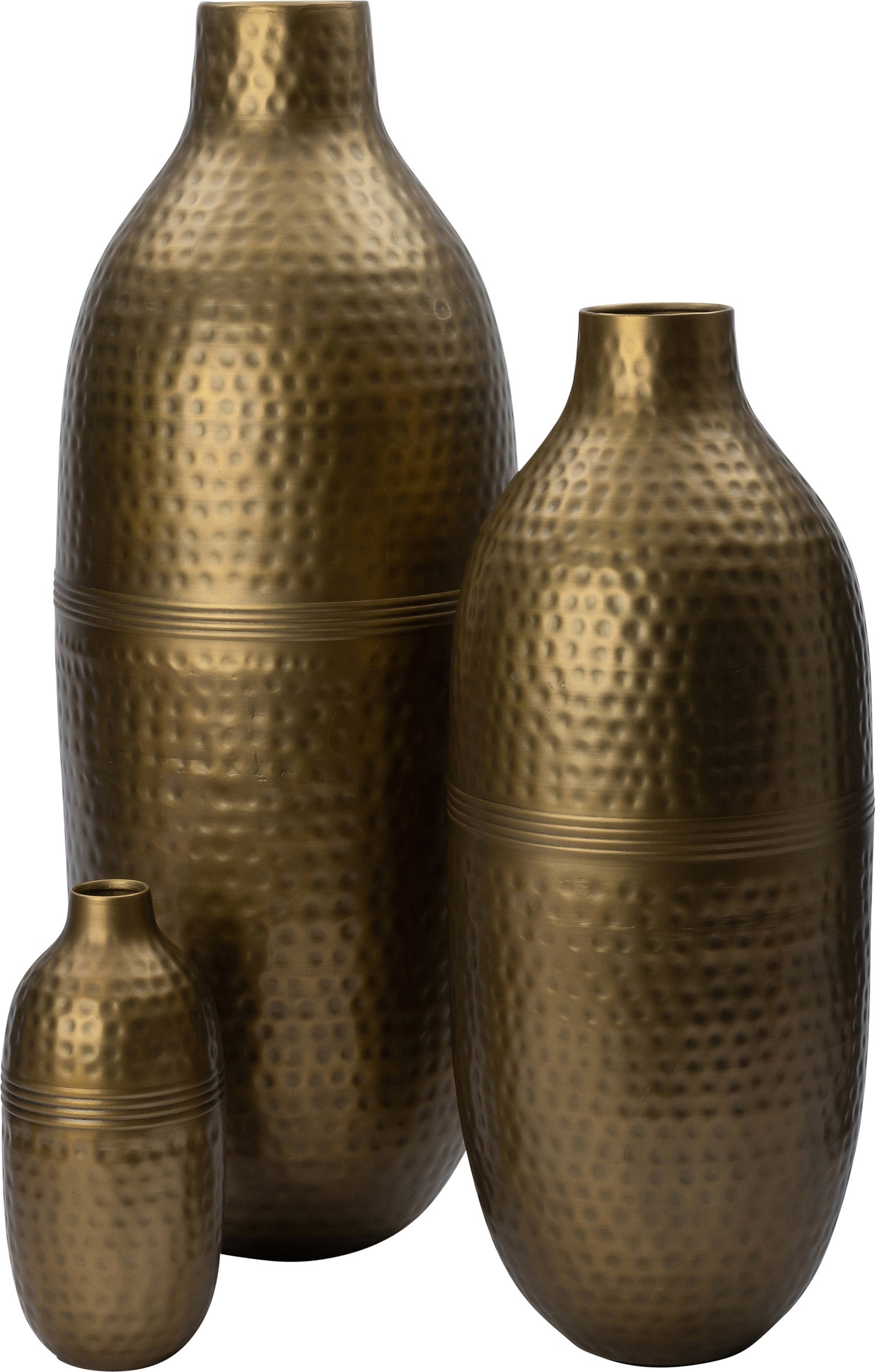 Intratuin vaas Mea goud D 14 H 30 cm