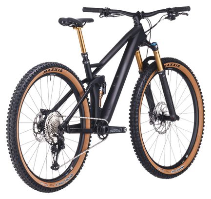 VTT Tout-Suspendu Cube Stereo One22 HPC EX Shimano XT 12V 29'' Gris Carbon Noir 2024