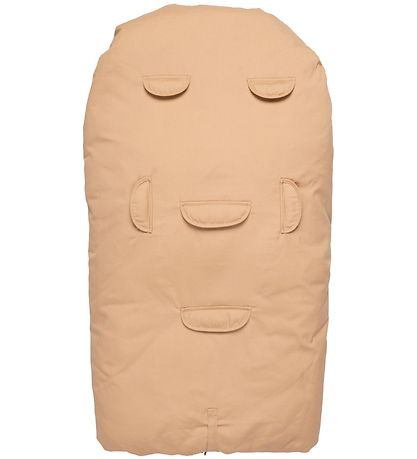 Voksi Fußsack - Classic+ - 80/110 cm - Warm Beige Flying