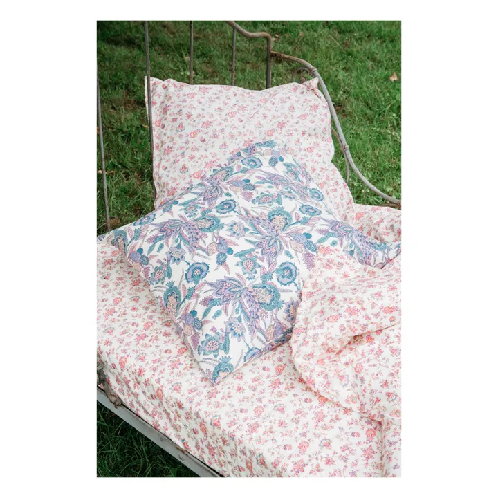 Louise Misha Drap-housse Nicole en coton bio | Crème