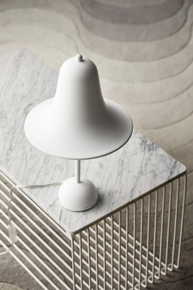 Verpan  Pantop, bordlampe - Matt White - Ø23