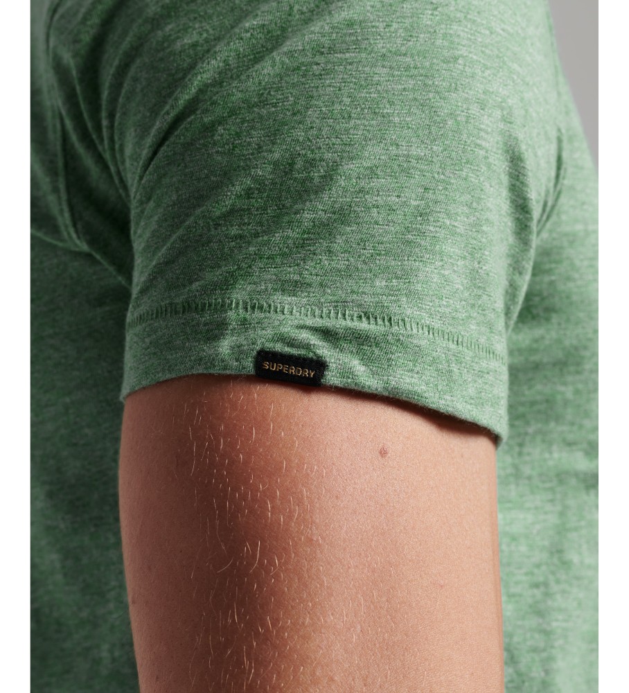 Camiseta Superdry Verde com Textura Mole