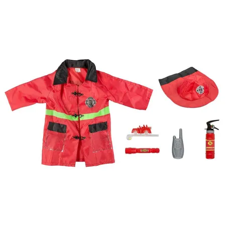 Idena Spielkoffer Feuerwehr mit Jacke
