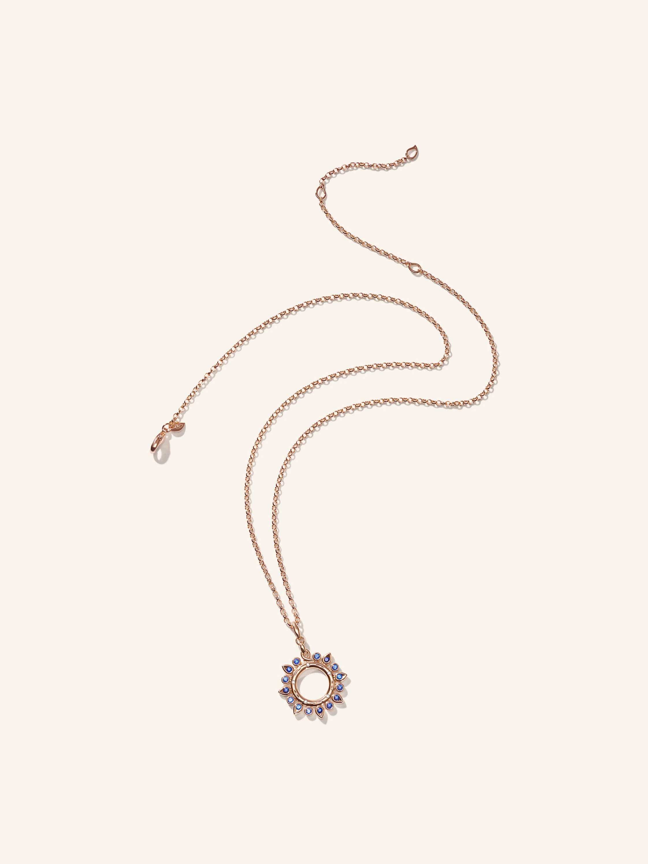 TAMARA COMOLLI Anhänger PENDANT GYPSY 'OCEAN' SUN SMALL 18K Roségold