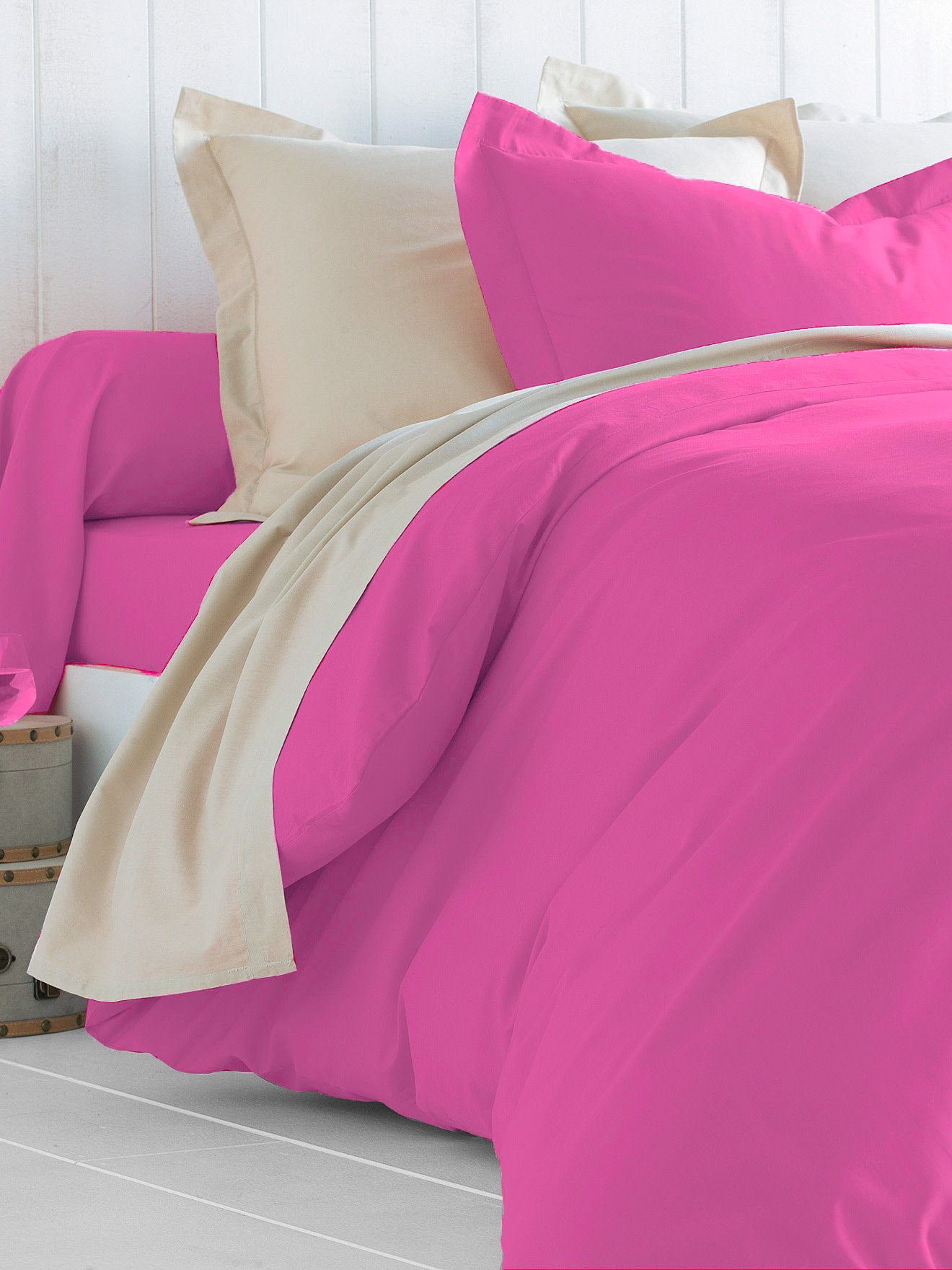 Drap-housse en pur coton bonnets 40 cm