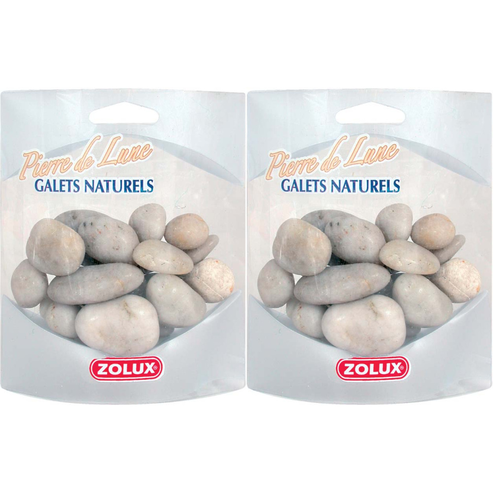 Galets naturel pierre de lune (lot de 2)