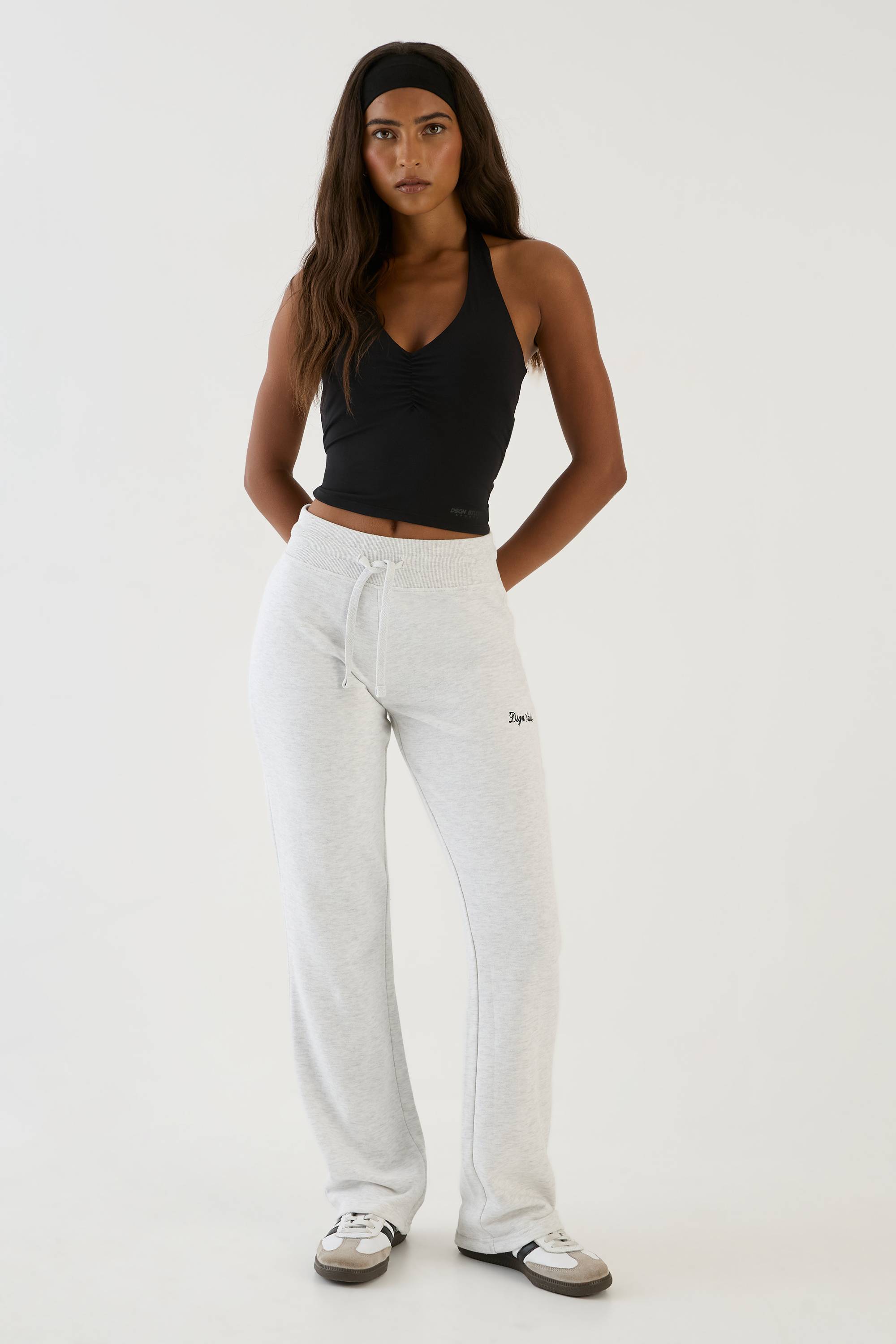 Jogging Évasé Taille Basse En Molleton Bouclette Dsgn Studio