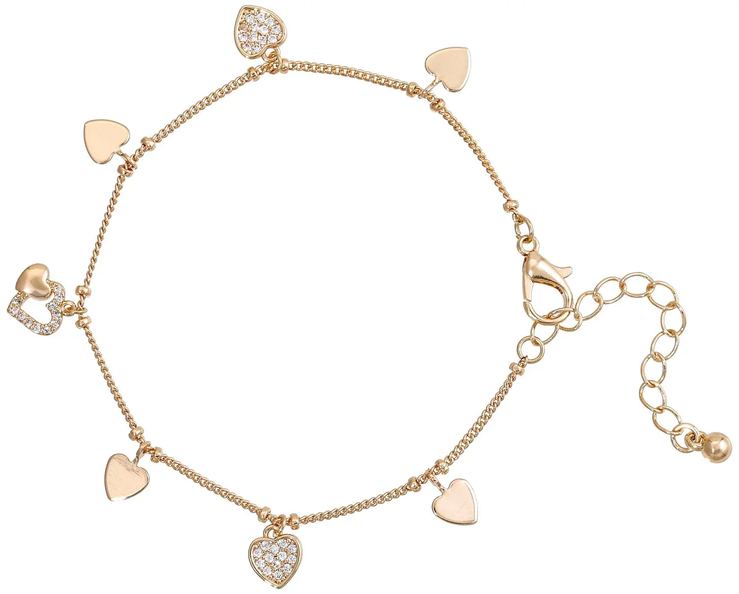 Armband - Heart Pendants