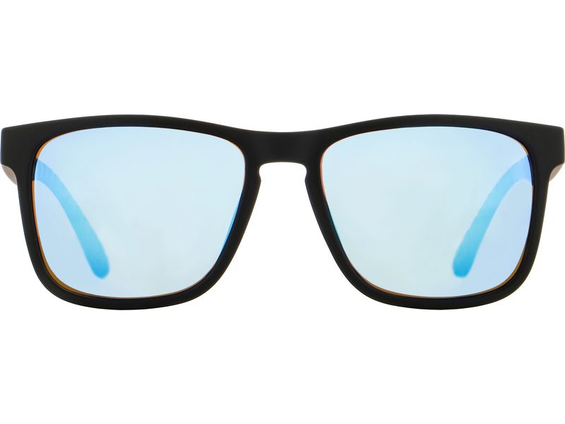 RedBull SPECT Sonnenbrille Edge Schwarz, Blau Schlüsselloch-Sportbrille