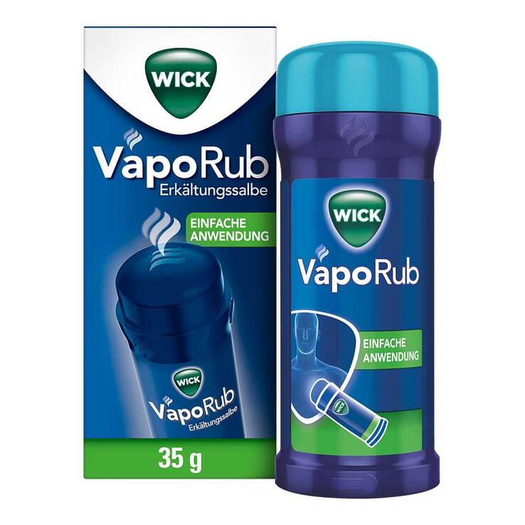 WICK VapoRub Erkältungssalbe im Applikator, 35 g