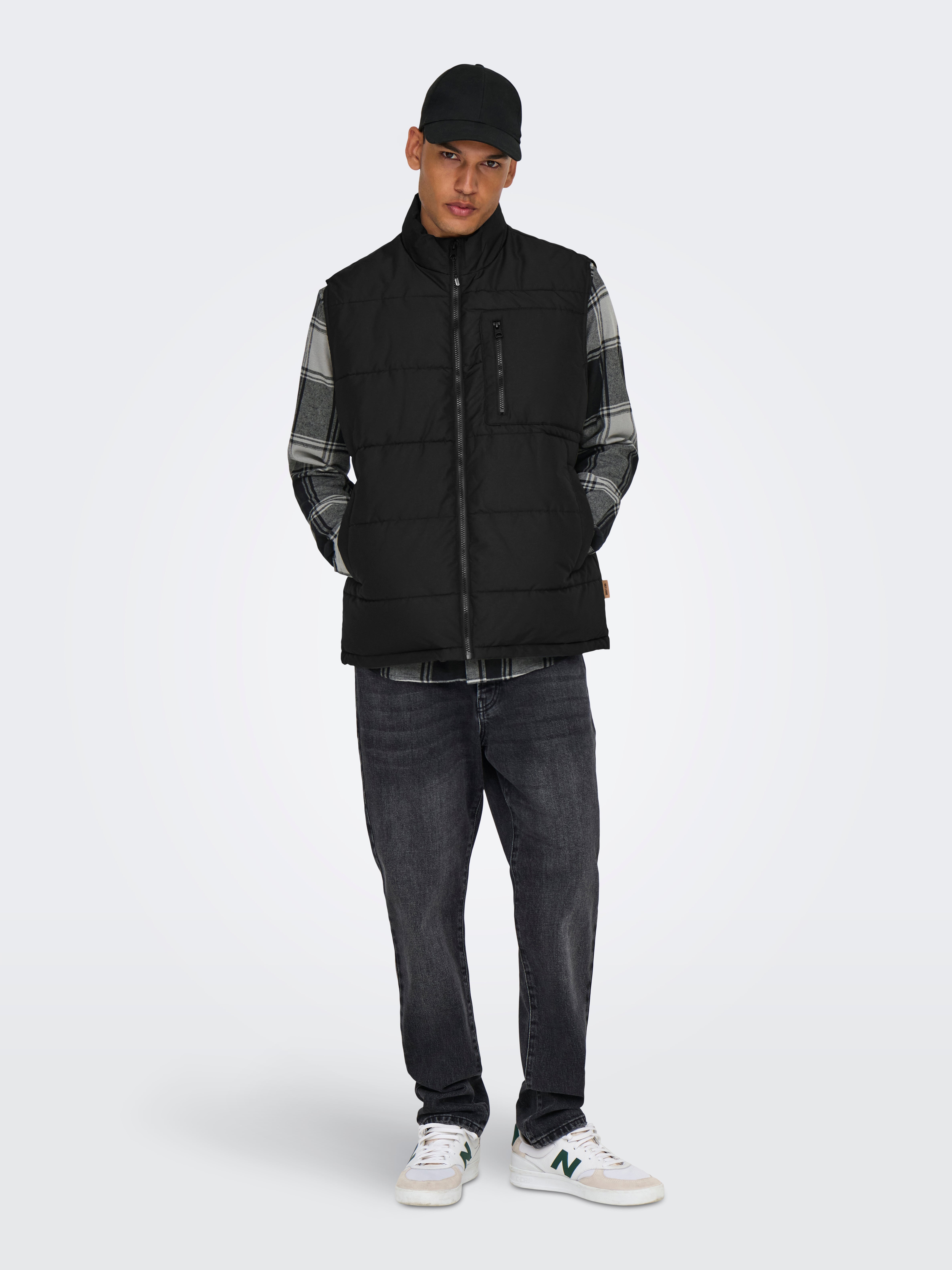 ONSJAKE Steppweste Black