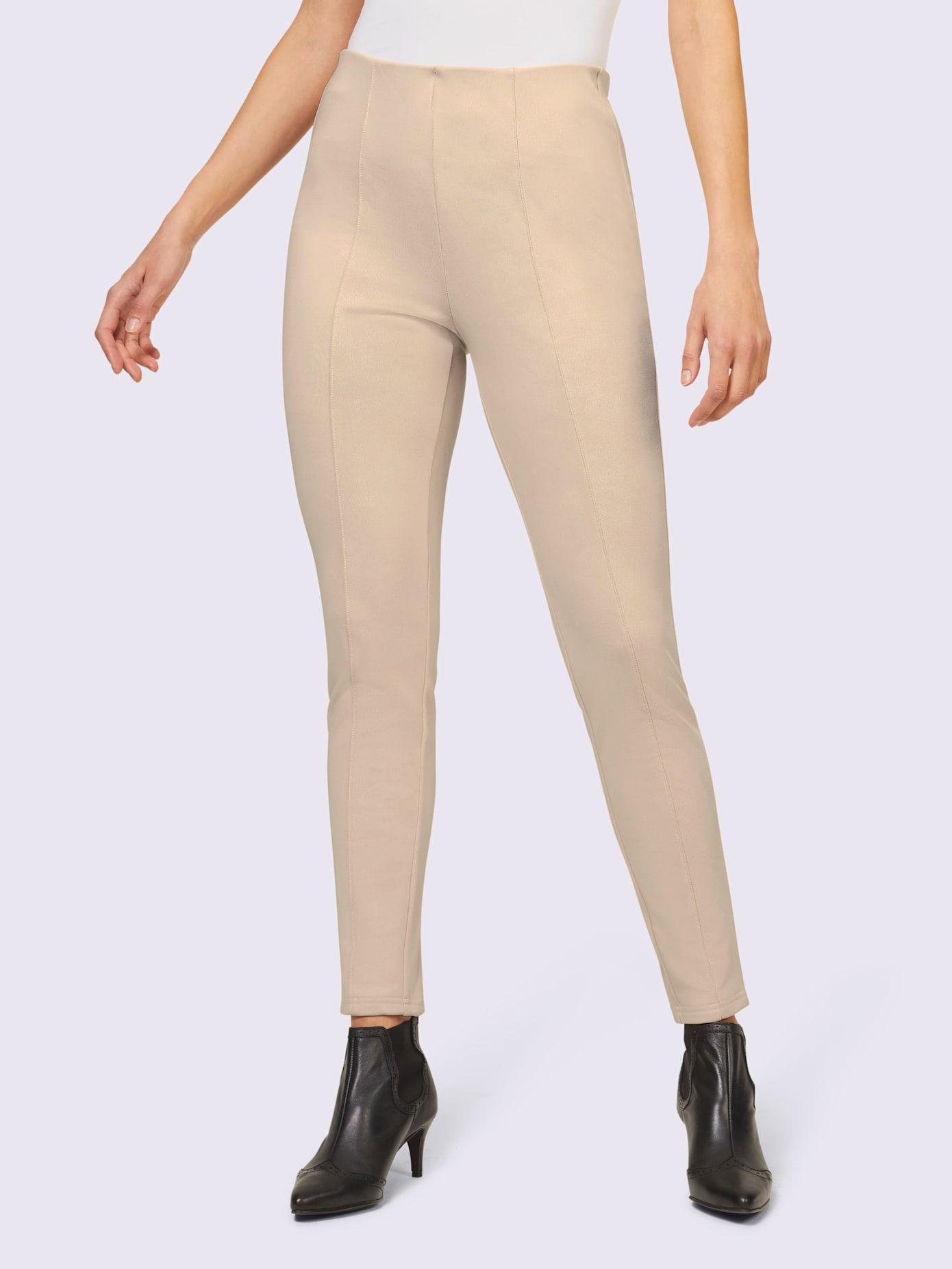 Pantalon revêtement mat et brillant