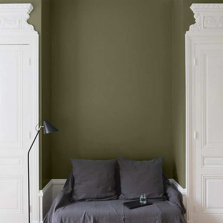Peinture multisupport murs, plafonds et boiseries Velours de peinture vert bocage Libéron 0,5L