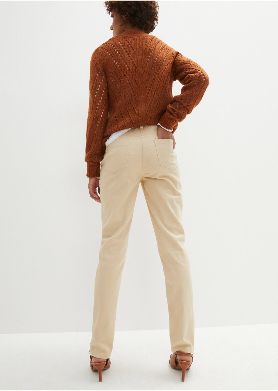 Pantalon extensible avec zips