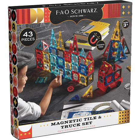 FAO Schwarz Magnetlegetøj - 43 dele
