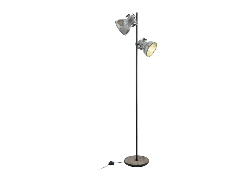 EGLO BARNSTAPLE GULV 2L H1580 ANTIK BRUN