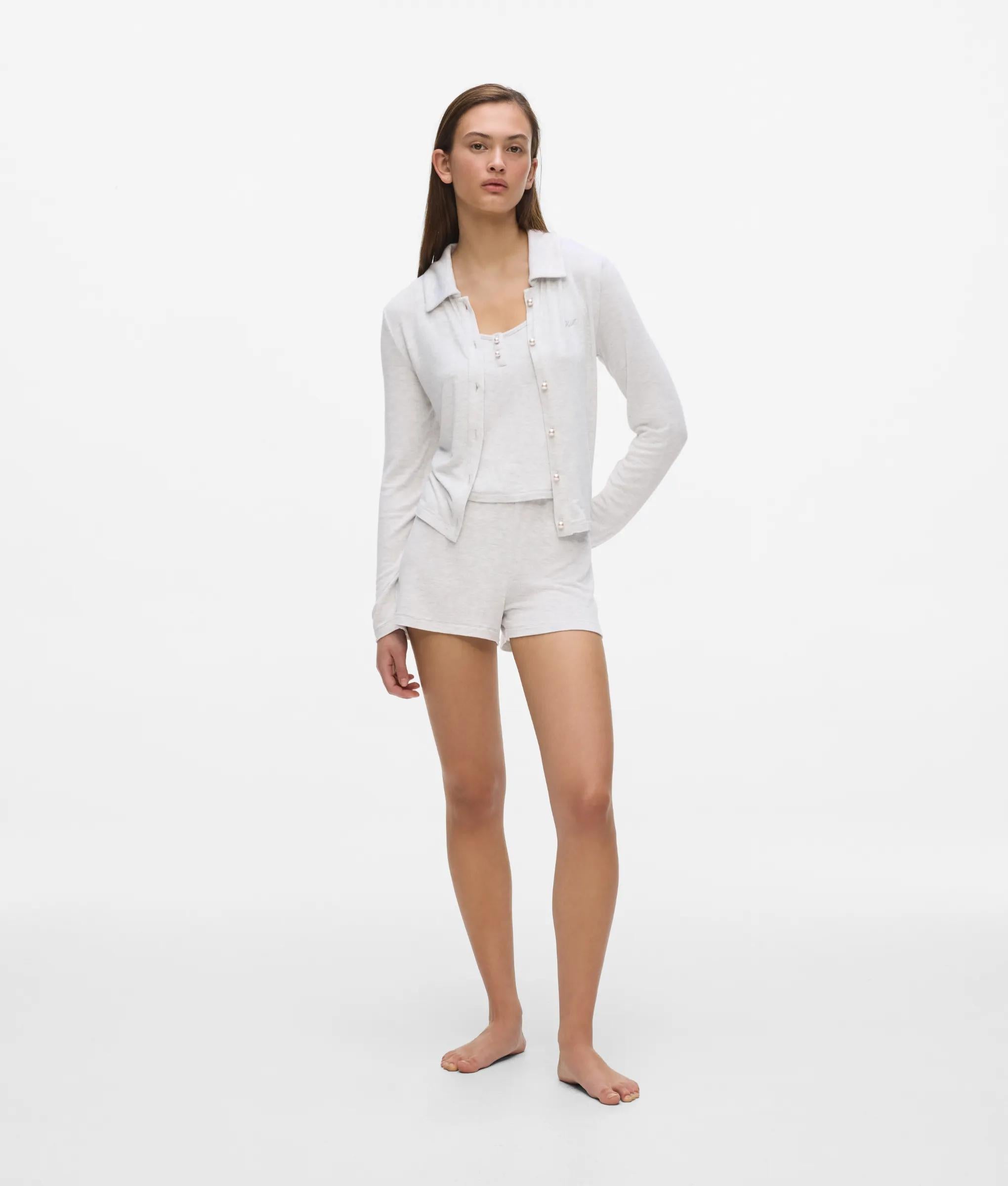 Faux-parel loungewear tanktop