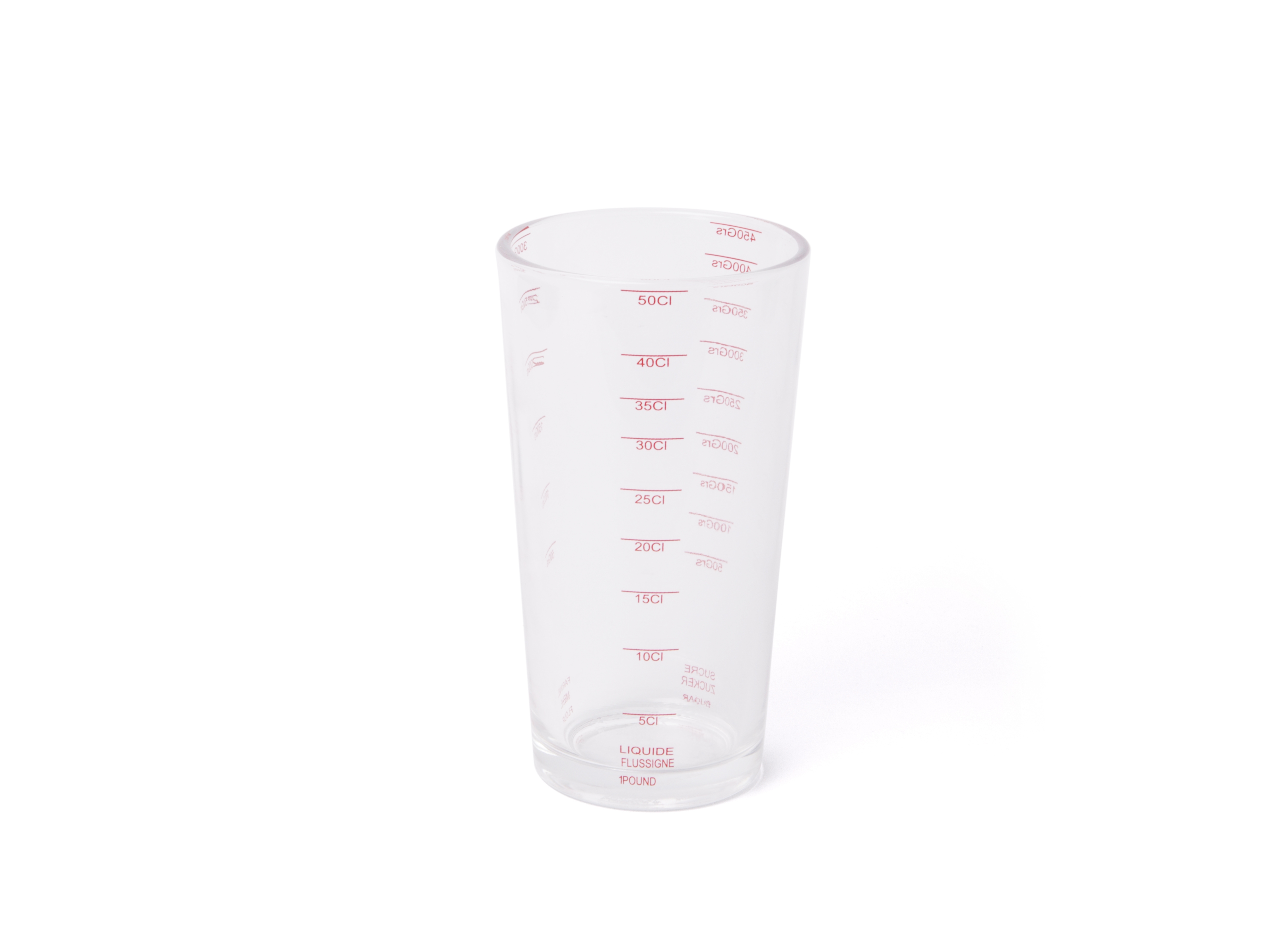 COPO MEDIDOR ACTUEL VIDRO 0.5L