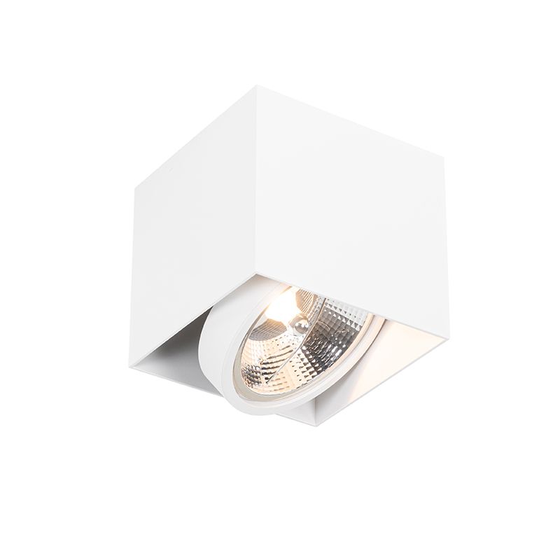 Design opbouwspot wit vierkant GU10 111mm - Box
