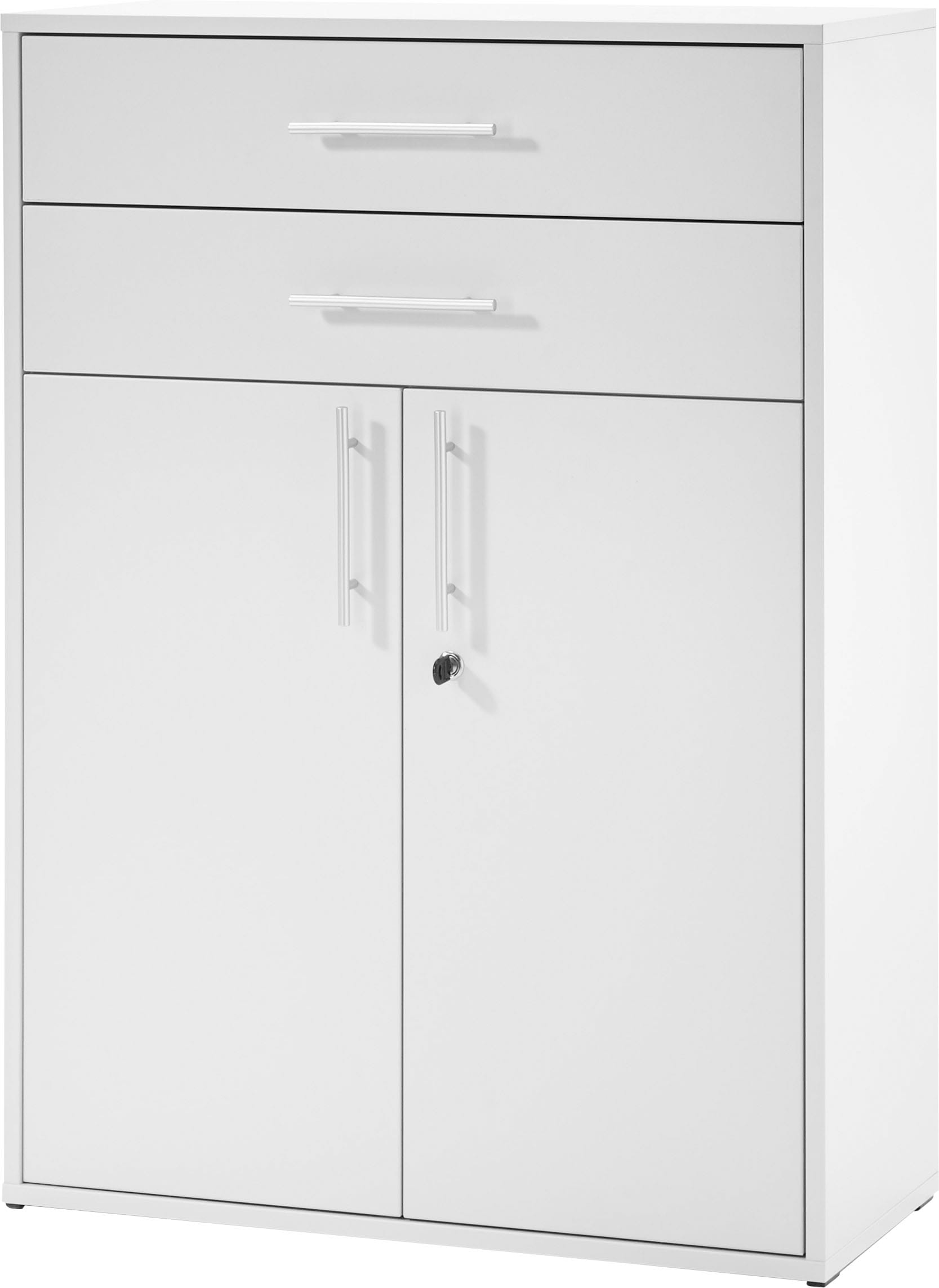 BEGA OFFICE Aktenschrank »Pronto« Büroschrank Grau abschliessbar, Mehrzweckschrank