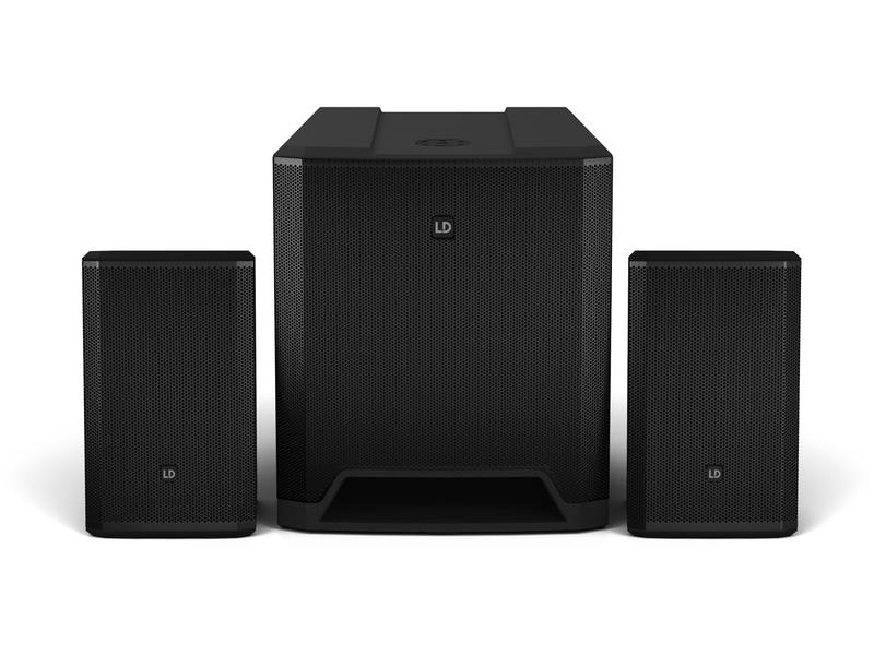LD Systems PA-System DAVE 18 G4X Kompaktes, aktives 2.1-PA-System
