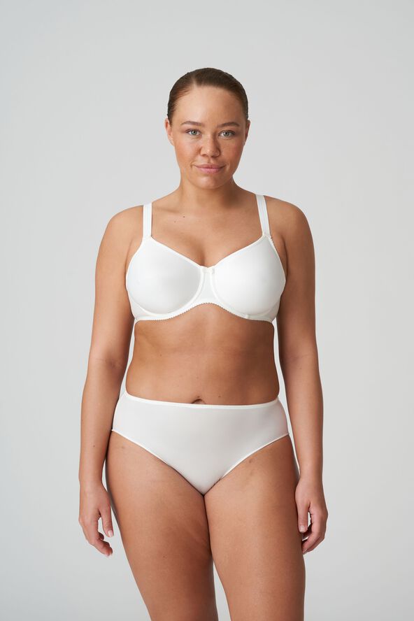 PrimaDonna Satin høje trusser Hvid