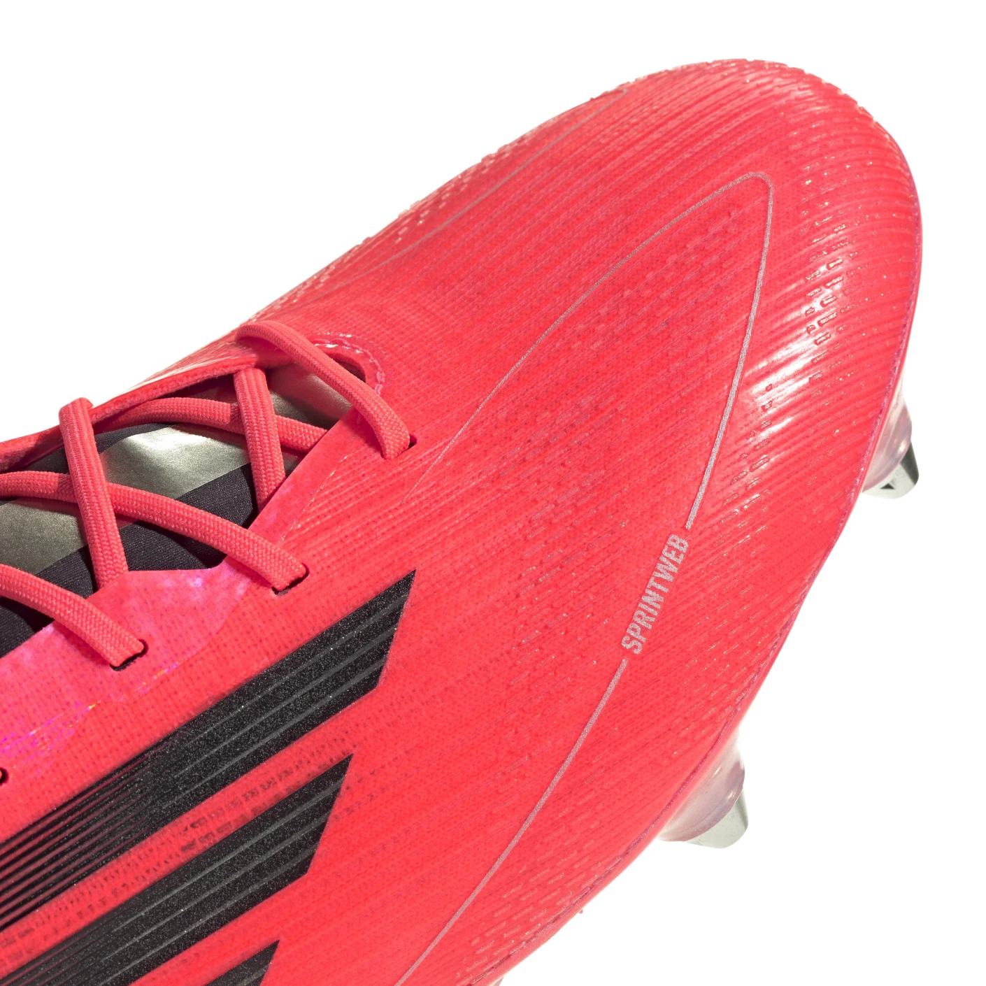 Adidas F50 Elite IJzeren-Nop Voetbalschoenen (SG) Felrood Zwart Zilver