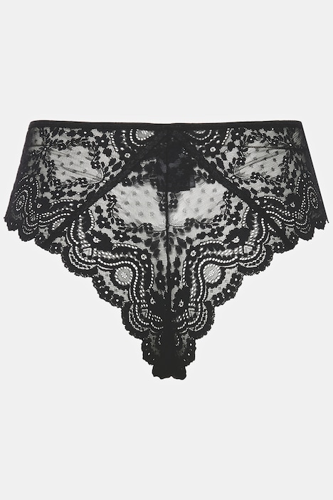 2-tlg. Set, Panty und String, Ouvert-Öffnung im Schritt