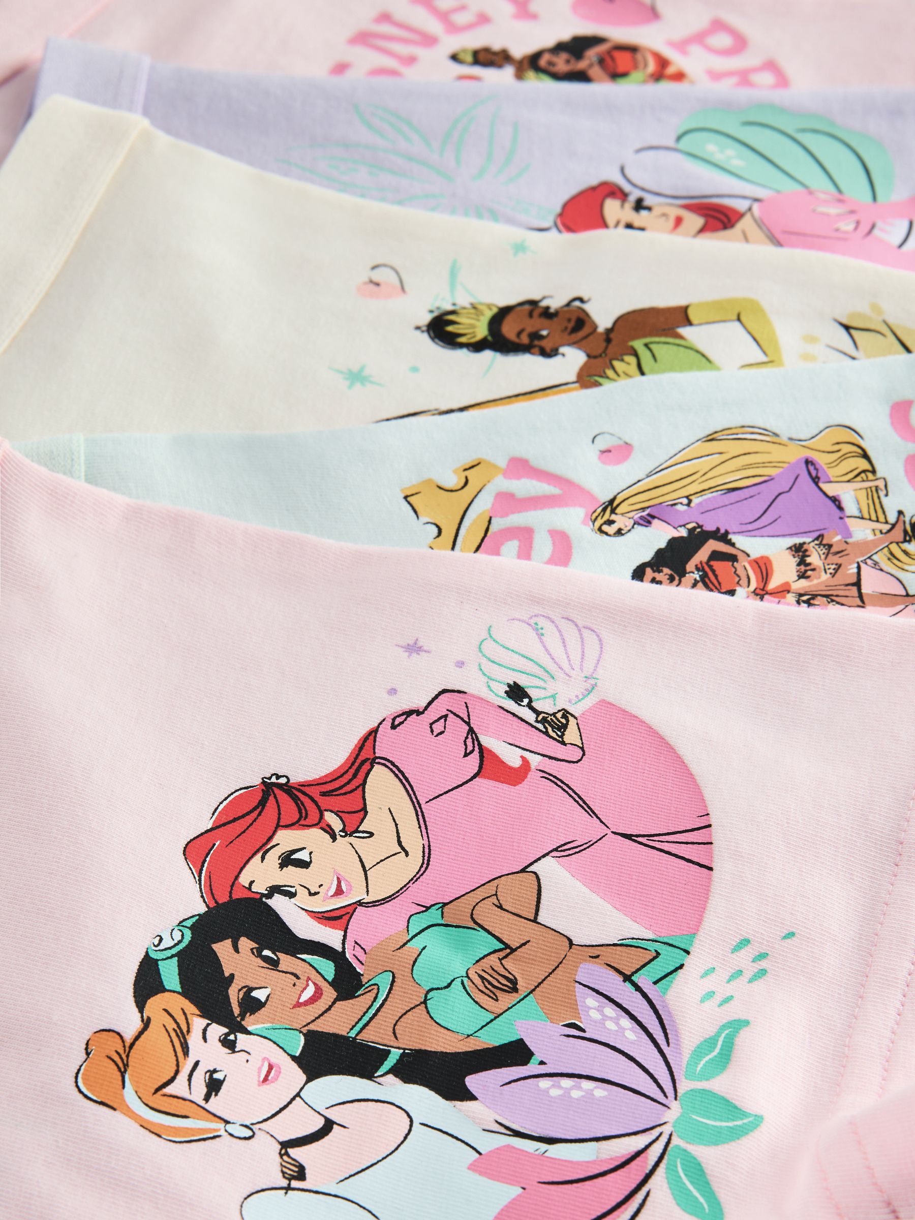 Roze/paars - Disney Princesses onderbroeken 5 pack (2-12jaar)