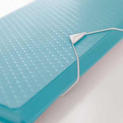 Esselte Colour'Breeze - Classeur ménager (valisette trieur) - 6 compartiments - bleu