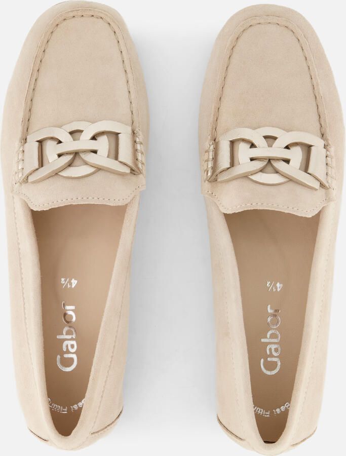 Gabor 201 Loafers Dames Instappers Beige