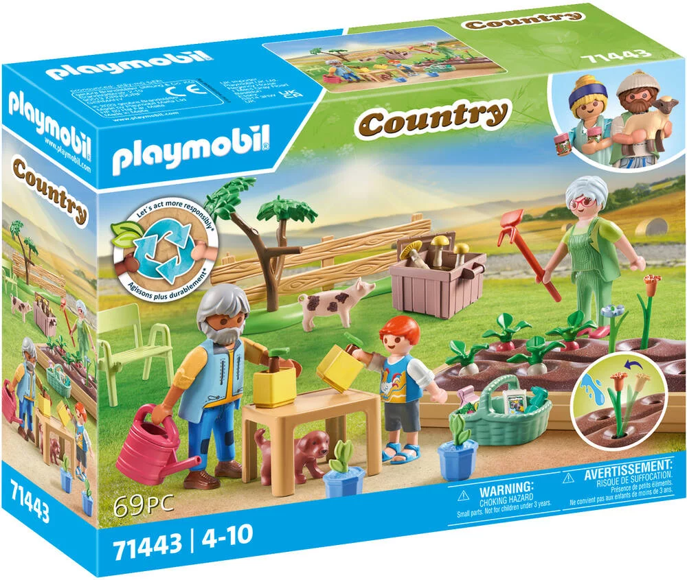 GRANDS-PARENTS ET POTAGER - 71443