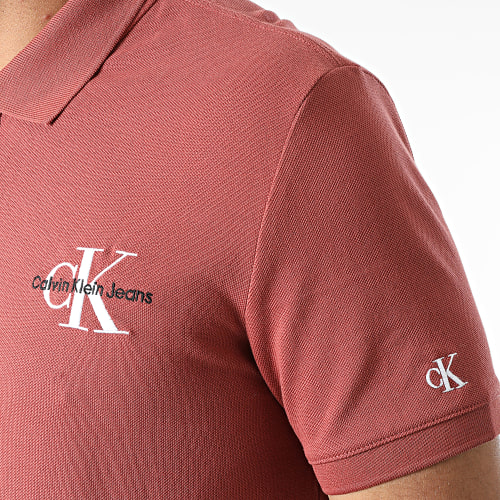 Polo Manches Courtes 0889 Rouge Brique