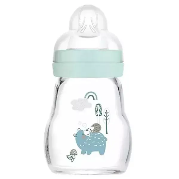 MAM Biberon Verre +0m Ours Hérisson 170ml