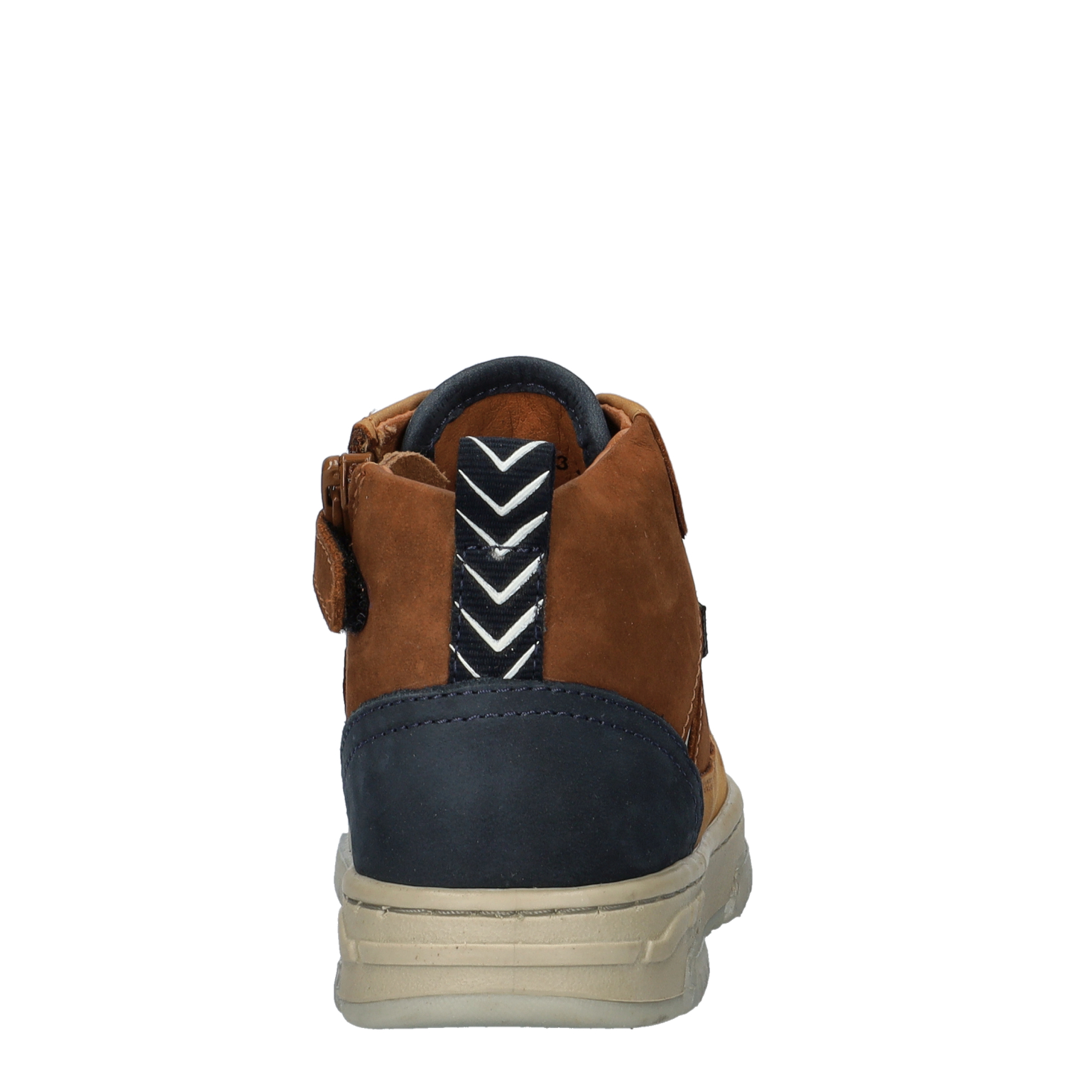 jongens hoge sneaker Nelson Kids Cognac