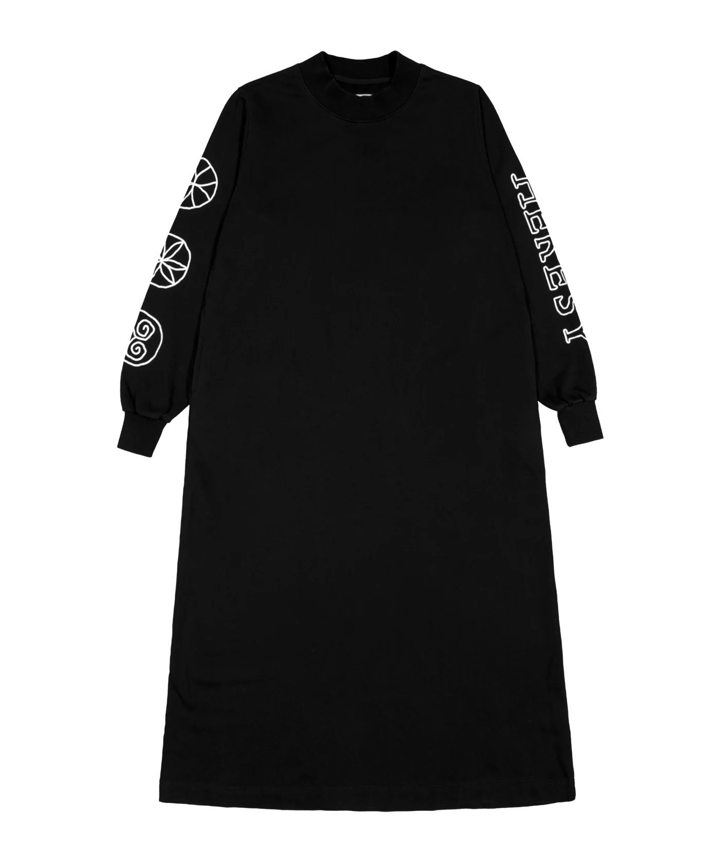 HERESY Rune Shirtkleid Damen Schwarz