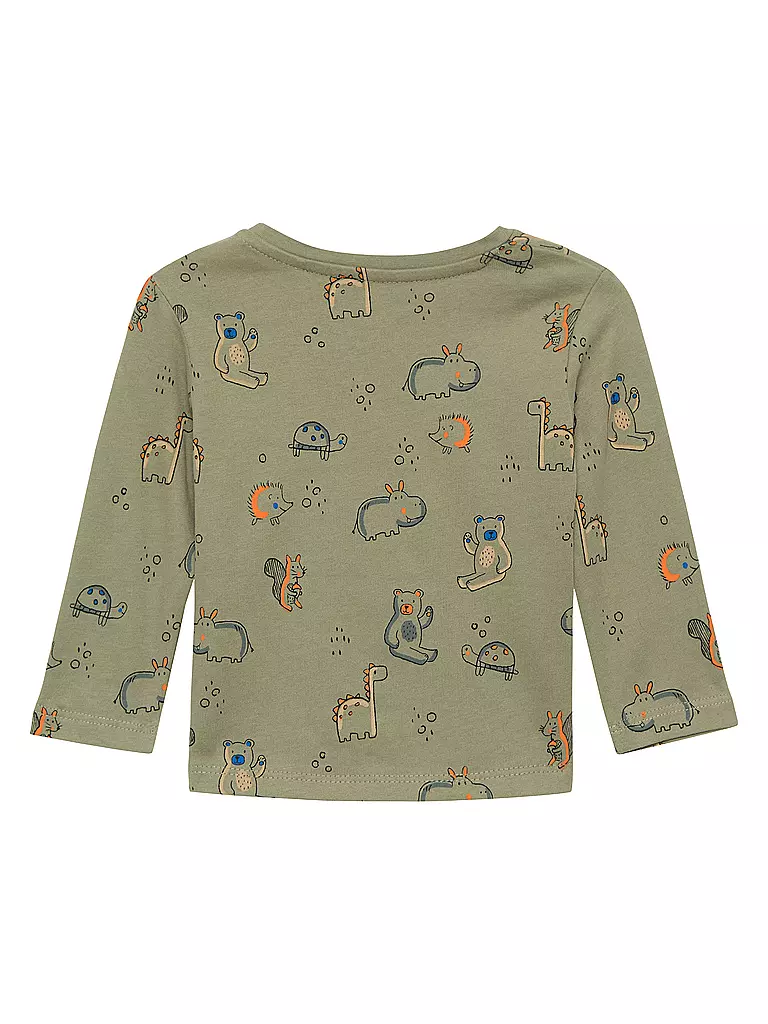 S.OLIVER Baby Langarmshirt  dunkelgrün