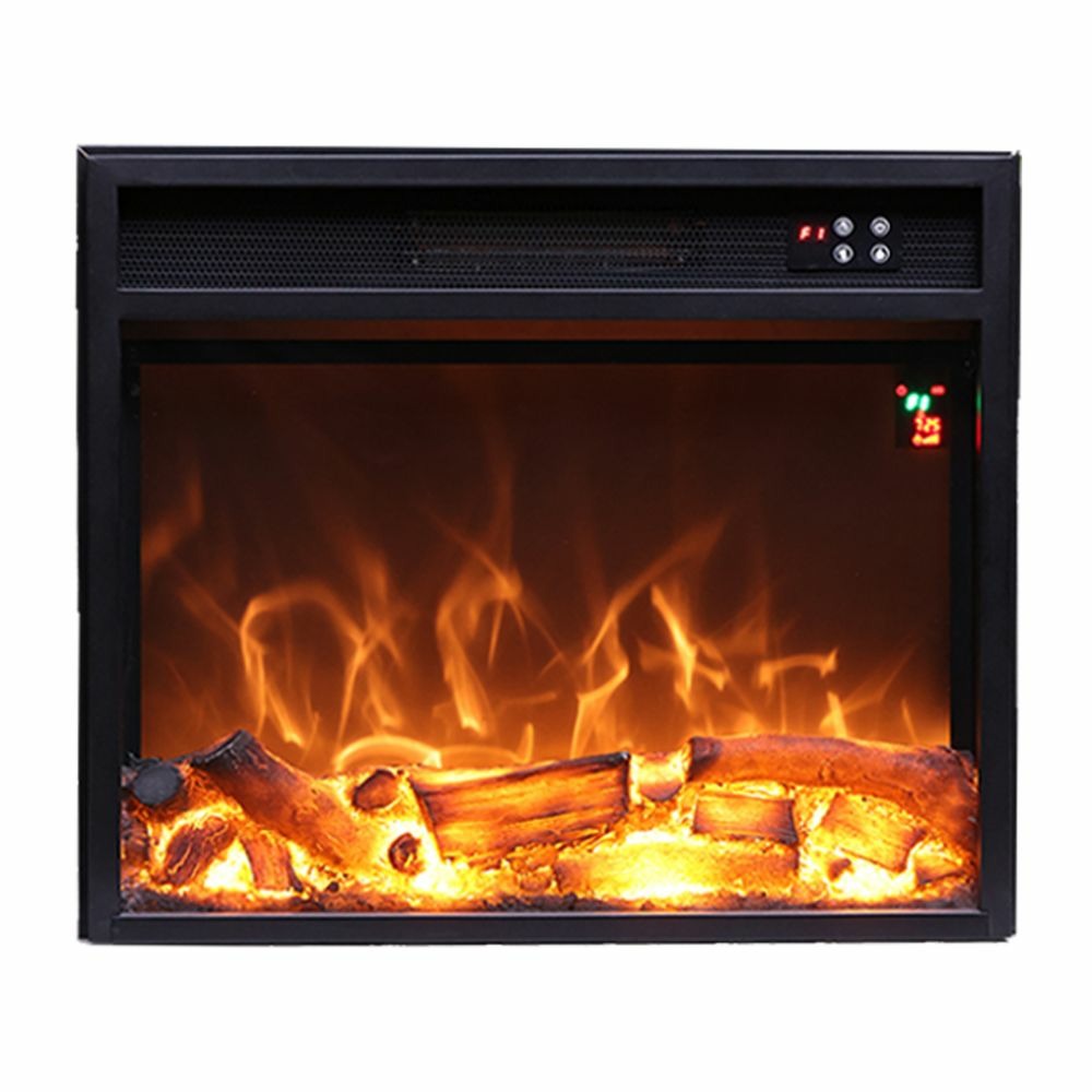 Brûleur electrique led noir 1500w mpc caminetto vulcano