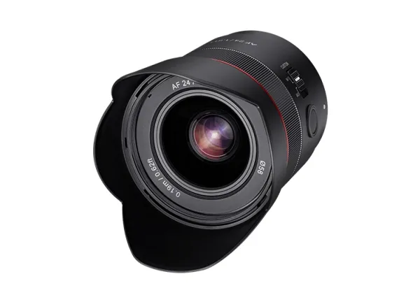 Samyang AF - Vidvinkel objektiv - 24 mm - f/1.8 FE - Sony E-mount - for Sony Cinema Line; a VLOGCAM; a1; a1 II; a6700; a7 IV; a7C; a7C II; a7CR; a7R V; a9 III
