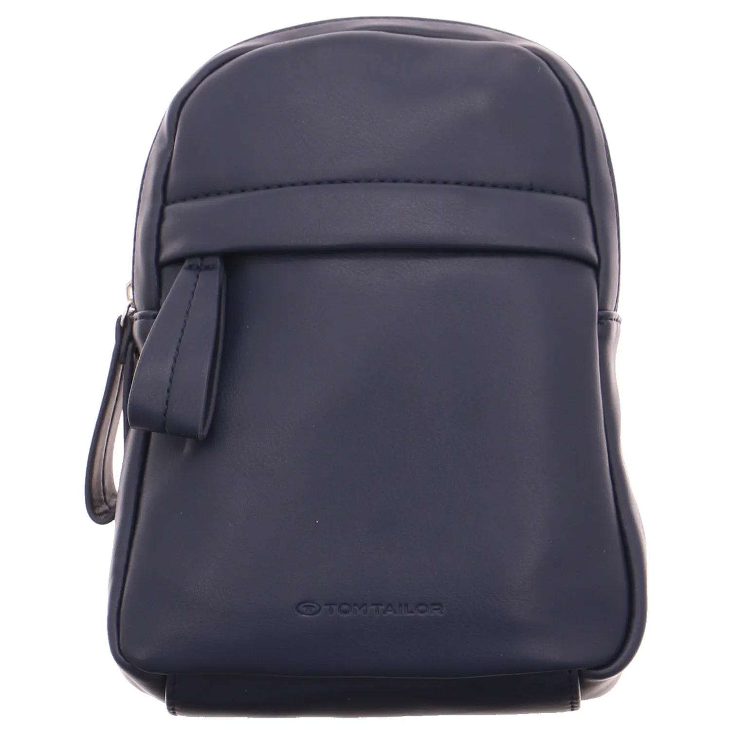 TOM TAILOR Gürteltasche / Bodybag Blau Lederimitat
