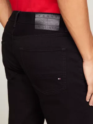 Calça jeans Denton reta preta