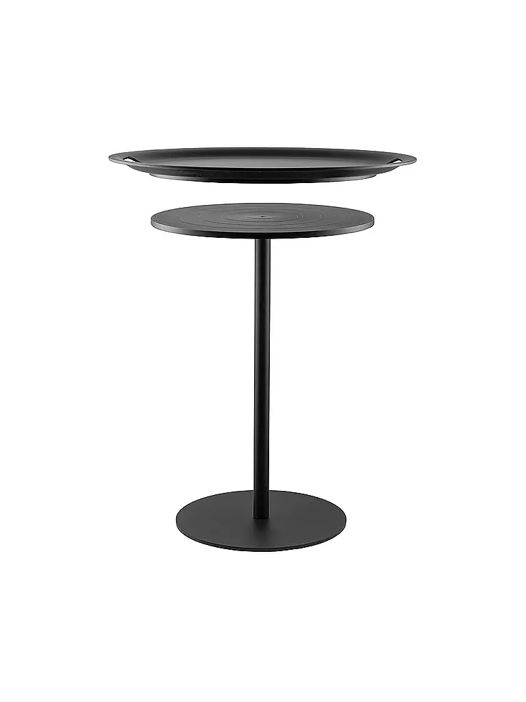ALESSI Beistelltisch OP-LA 52cm Schwarz schwarz