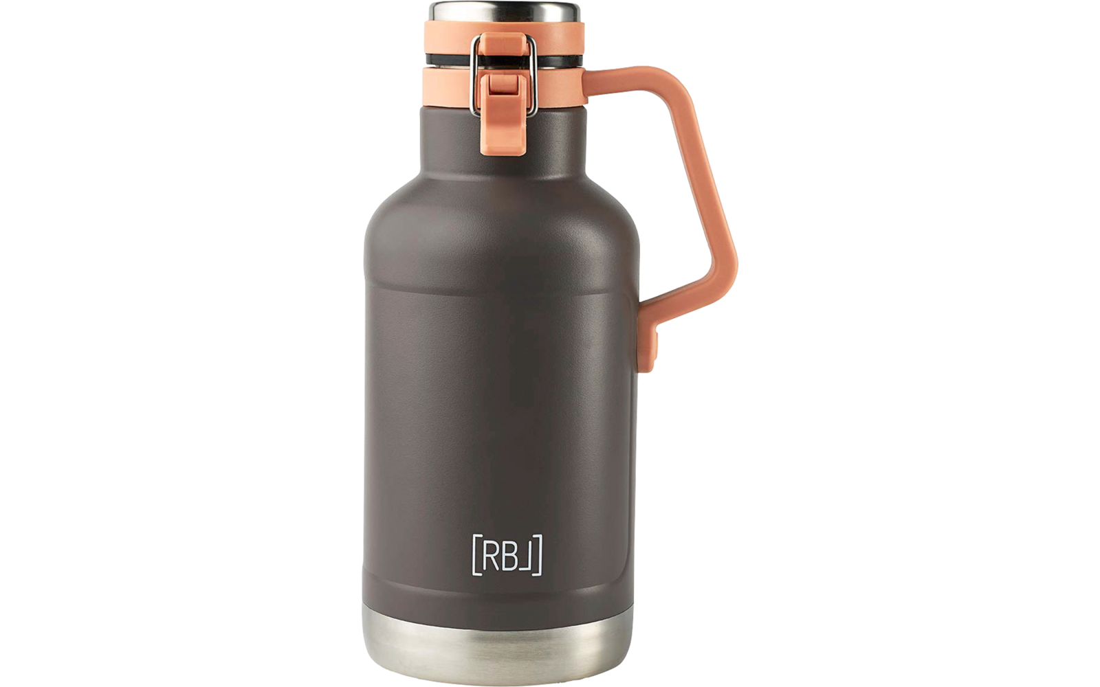 Rebel Outdoor Isolierflasche aus doppelwandigem Edelstahl 1900 ml braun rosa