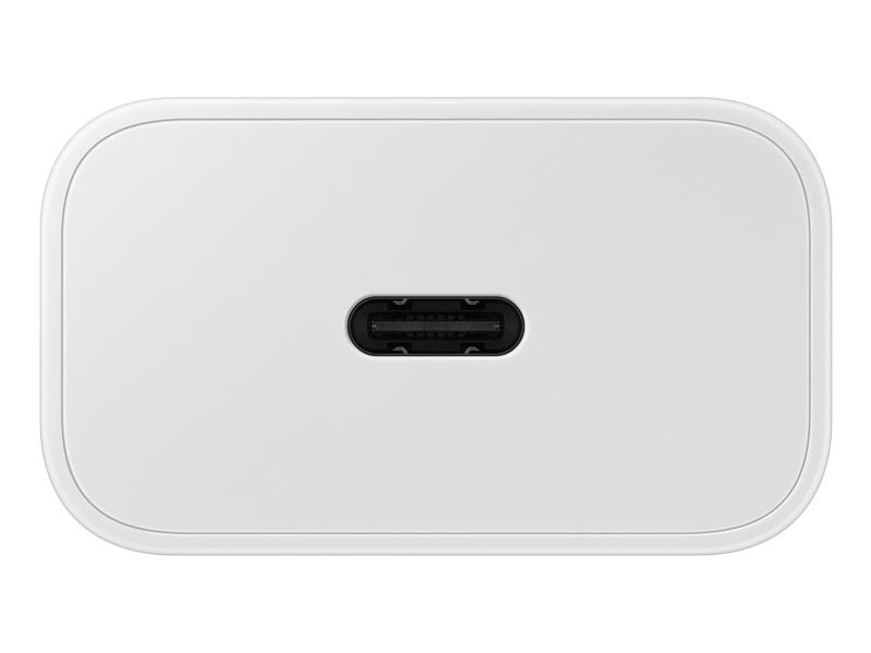 Samsung Schnellladeadapter 25 Watt EP-T2510X mit Kabel Kompakter USB-C-Ladeadapter mit bis zu 25 Watt Ladeleistung