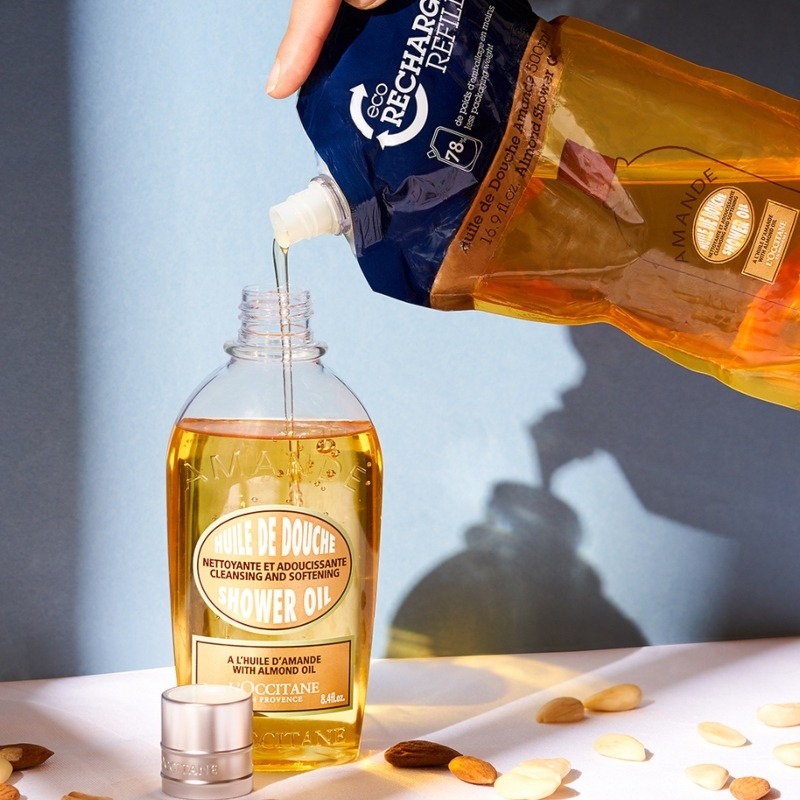 L'Occitane Almond Cleansing & Softening Shower Oil 500 ml
